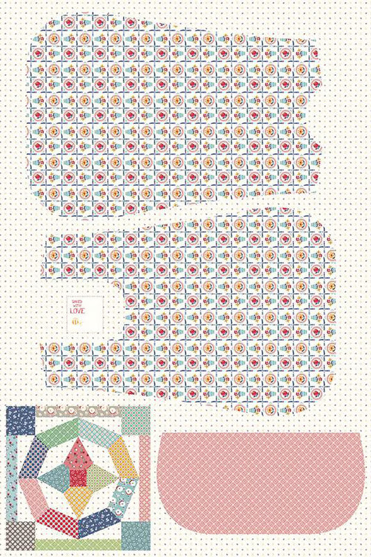Riley Blake | Cook Book Home Dec Luncheon Apron Panel