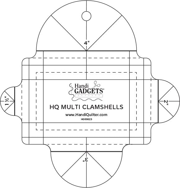 Handi Quilter | Multi-Clamshell Ruler
