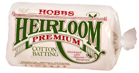 Batting | Hobbs | Heirloom Premium 80/20 Cotton/Polyester | 72in x 90in