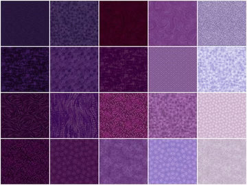 I've Got Hue, Babe | Purple Rain | 42PC 5" Charm Pack