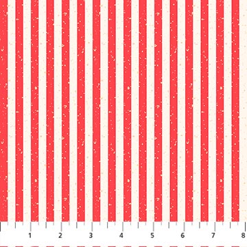 Patrick Lose | Under the Big Top | Big Top Stripe | Red and Cream