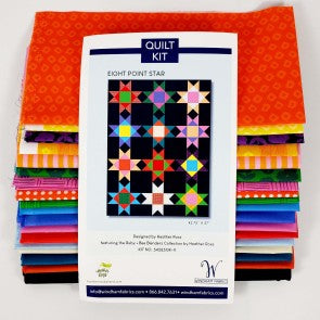 Quilt Kit | Eight Point Star | Designed by Heather Ross