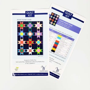 Quilt Kit | Eight Point Star | Designed by Heather Ross