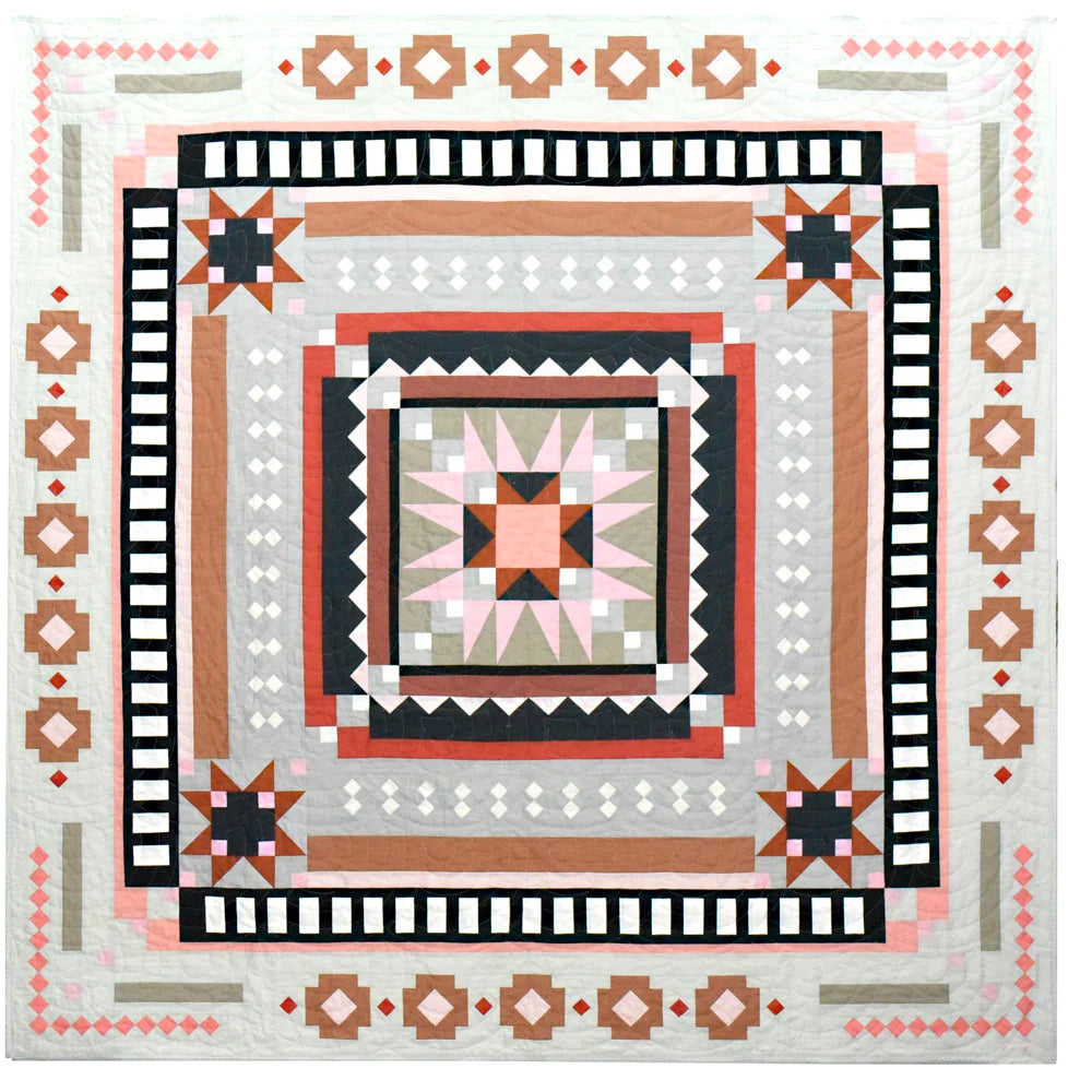 Quilt Kit | Roam Block of the Month Neutral | Designed by Tara Faughnan