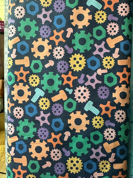 Paintbrush Studio Robots in Orbit Gears - Navy