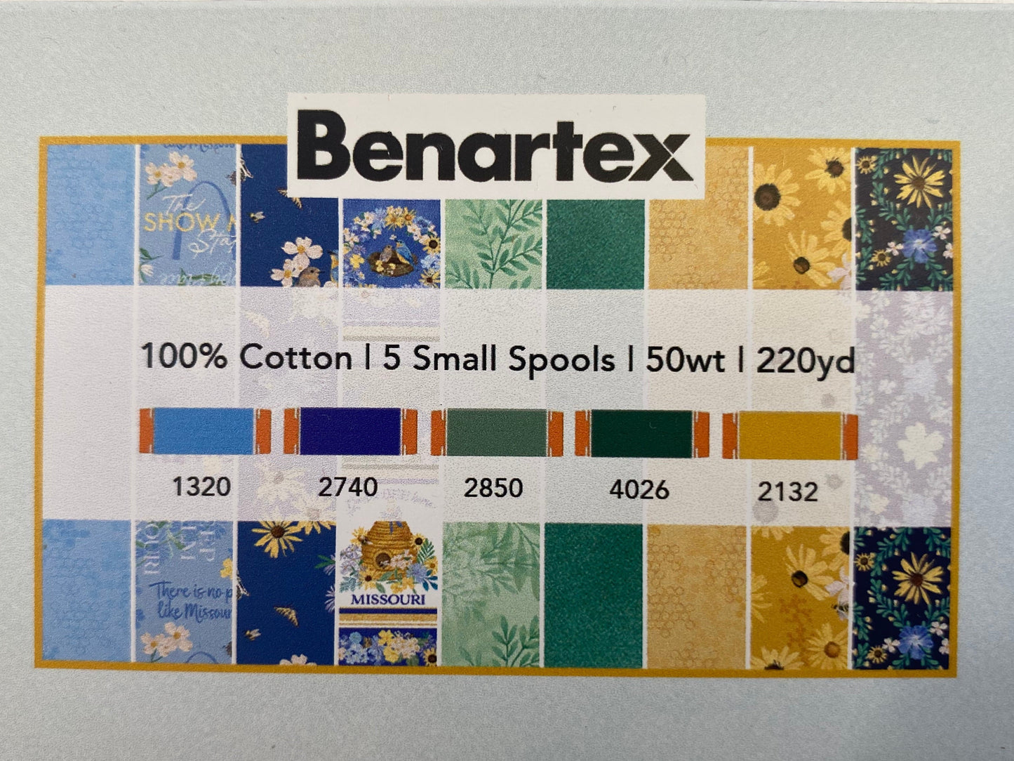 AuriFil | Benartex | All Missouri Shop Hop | Thread Bundle