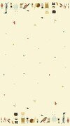 The Littlest Family's Big Day Border Print Cream