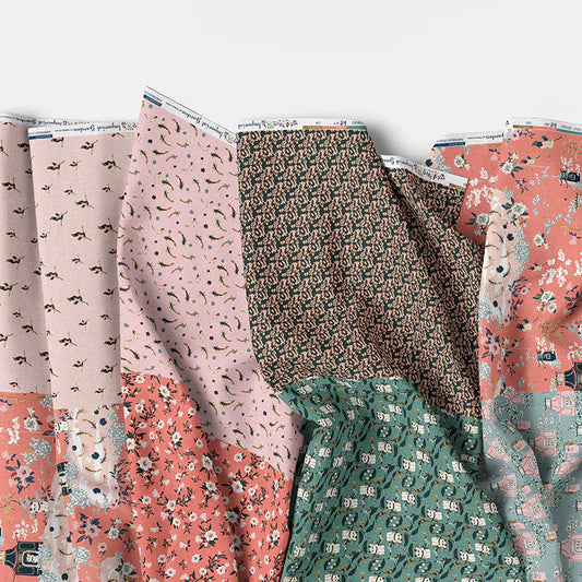 Paintbrush Studio Fabrics | Imperial Garden | Flat Fat Stack 8 PC