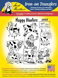 Aunt Martha’s | Embroidery Transfer Pattern | #3892 Happy Hoofers