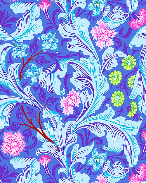 Free Spirit | Kaffe x Morris & Co. | Leicester | Cobalt