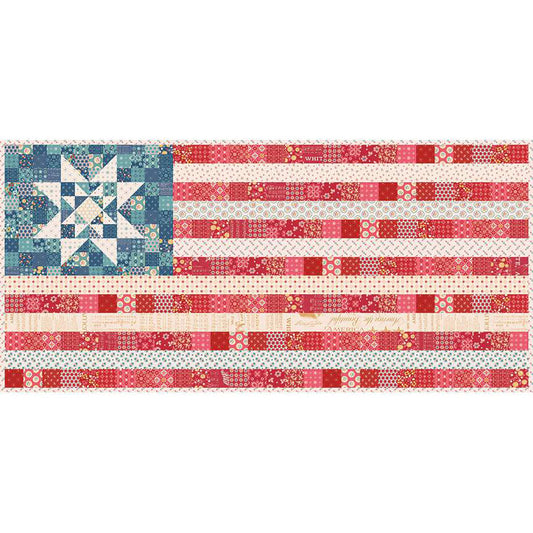Riley Blake | Lori Holt | Americana Oh Beautiful Flag Runner & Amber Waves Mini Quilt Kit