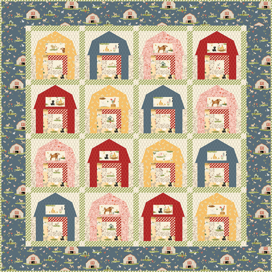 Riley Blake | I Spy Farm Quilt Kit - Lil' Farm Friends | KT-17940