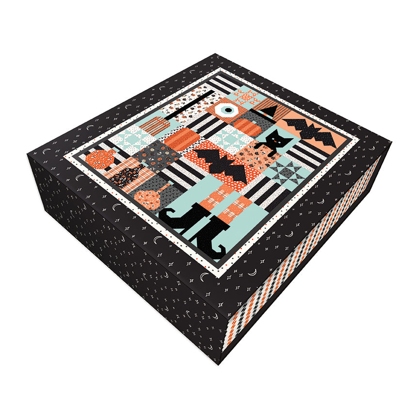 Riley Blake Designs | Vintage Boo | Vintage Boo Hocus Pocus LITE Quilt Kit | KT-19260