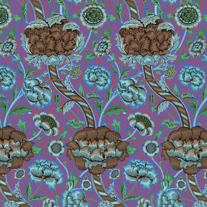Free Spirit | Kaffe x Morris & Co. | Wandle | Cobalt