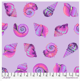 Free Spirit | Tula Pink | Floral Reef | Lil Shelly | Ultraviolet