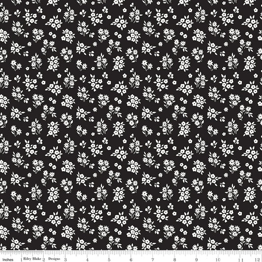 Riley Blake| Midnight Meadow Bouquet Black
