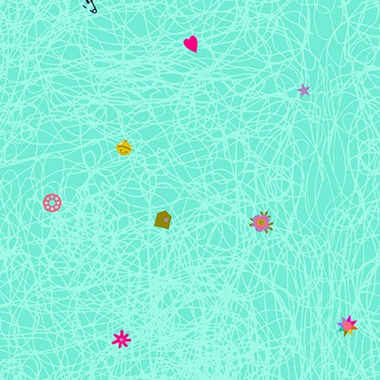 Andover | Alison Glass | Thicket | Found | Duck Egg