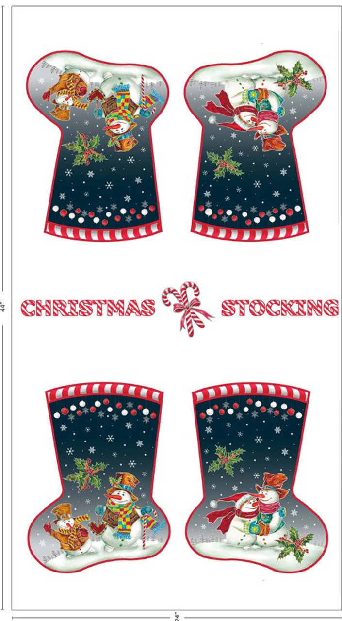 Paintbrush Studios | Snow Family Stocking Panel