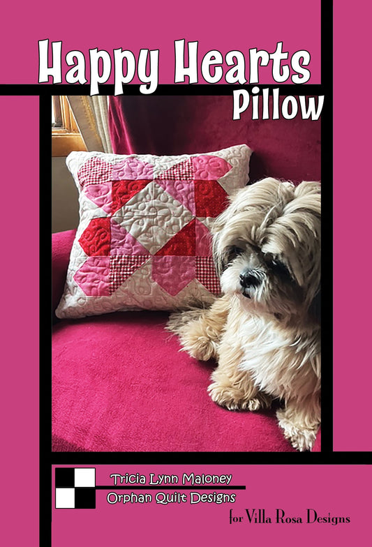 Happy Hearts Pillow Pattern Card
