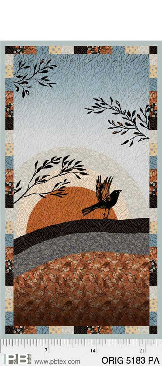P&B Textiles | Origins - 24" Sunrise Panel | Multi