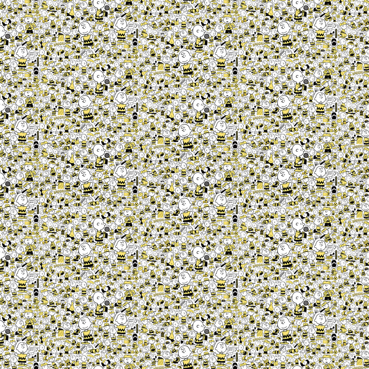 Northcott | Peanuts | Charlie - White Multi | P1010-10