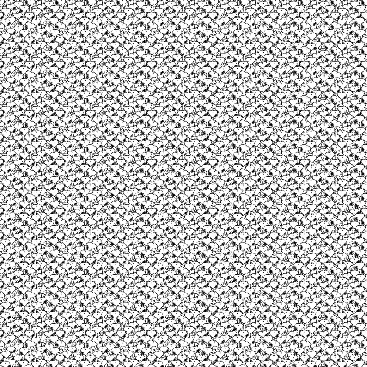 Northcott | Peanuts | Snoopy Packed - White | P1012-10