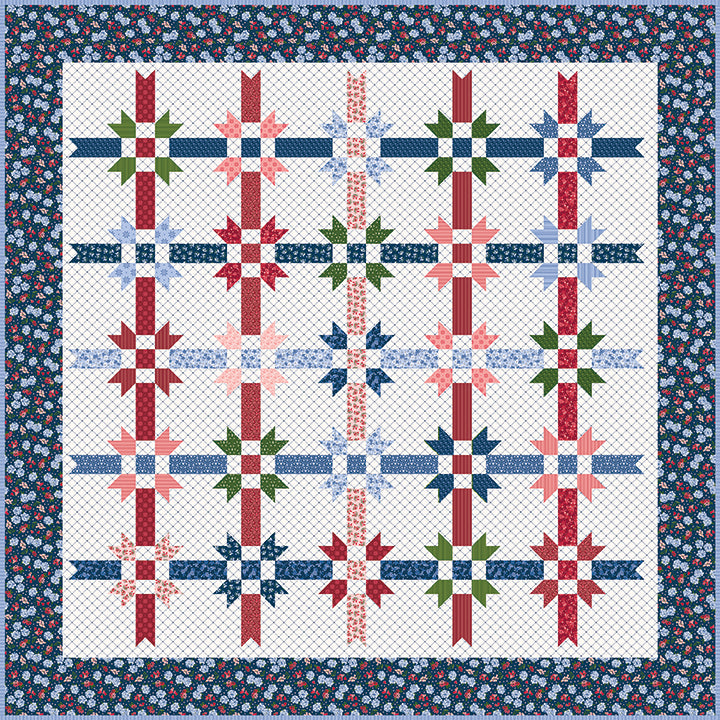 Riley Blake | Jillily Studio A Ribbon Runs Through It Quilt Pattern | P112-ARIBBON