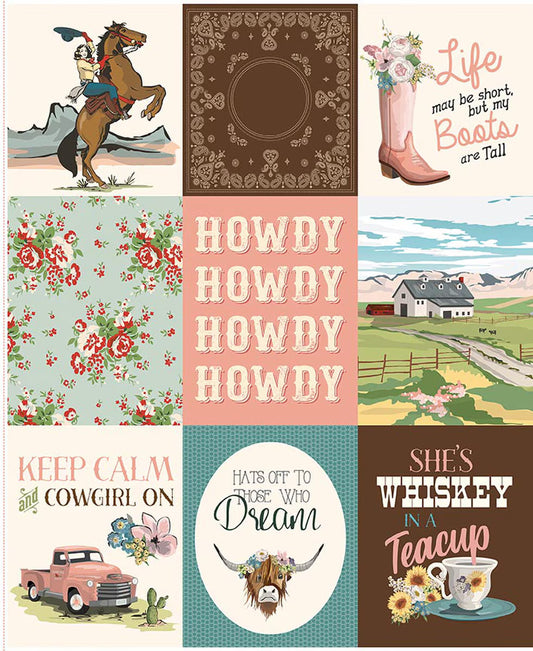 Riley Blake | Echo Park Paper Co. | Cowgirl | Panel