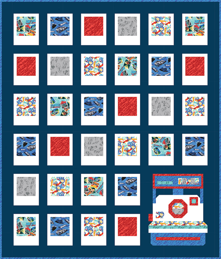 Riley Blake Designs | Pen + Paper Patterns Snap Happy Quilt Pattern | P176-SNAPHAPPY