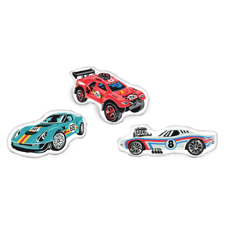 Riley Blake Designs | Hot Wheels™ Drive Around the World | Hot Wheels™ Drive Around the World 35 1/2" x 43 1/2" Hot Wheels™ Softie Panel | P19105-PANEL