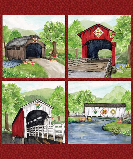Riley Blake | Covered Bridges in Spring | PD15827