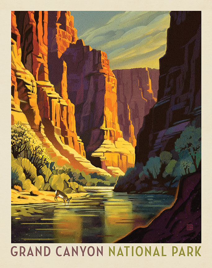 Riley Blake Designs | National Parks | National Parks Grand Canyon National Park 36" x 43" Poster Panel | PD16131-PANEL
