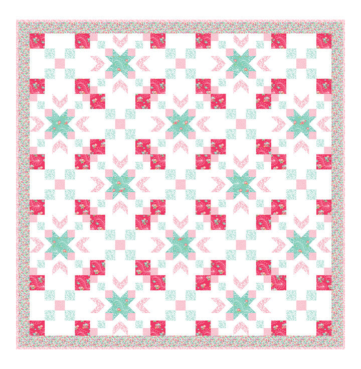 Starry Eyed Quilt Pattern by Lorelai Kuecker for Northcott