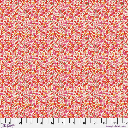 Ditsy - Rosehip Petite Prints FreeSpirit cotton fabric