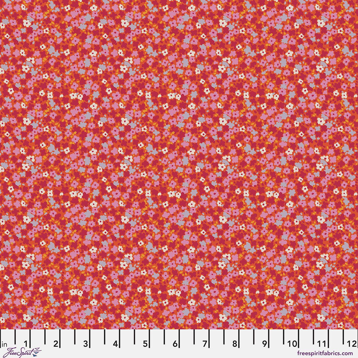 Ditsy - Watermelon Petite Prints FreeSpirit cotton fabric