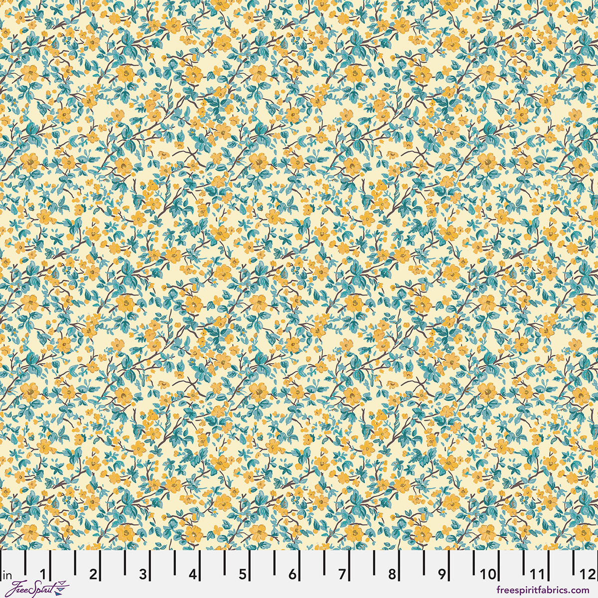 Mrs Bennets Bouquet - Sun Stannie & Lloyd FreeSpirit cotton fabric