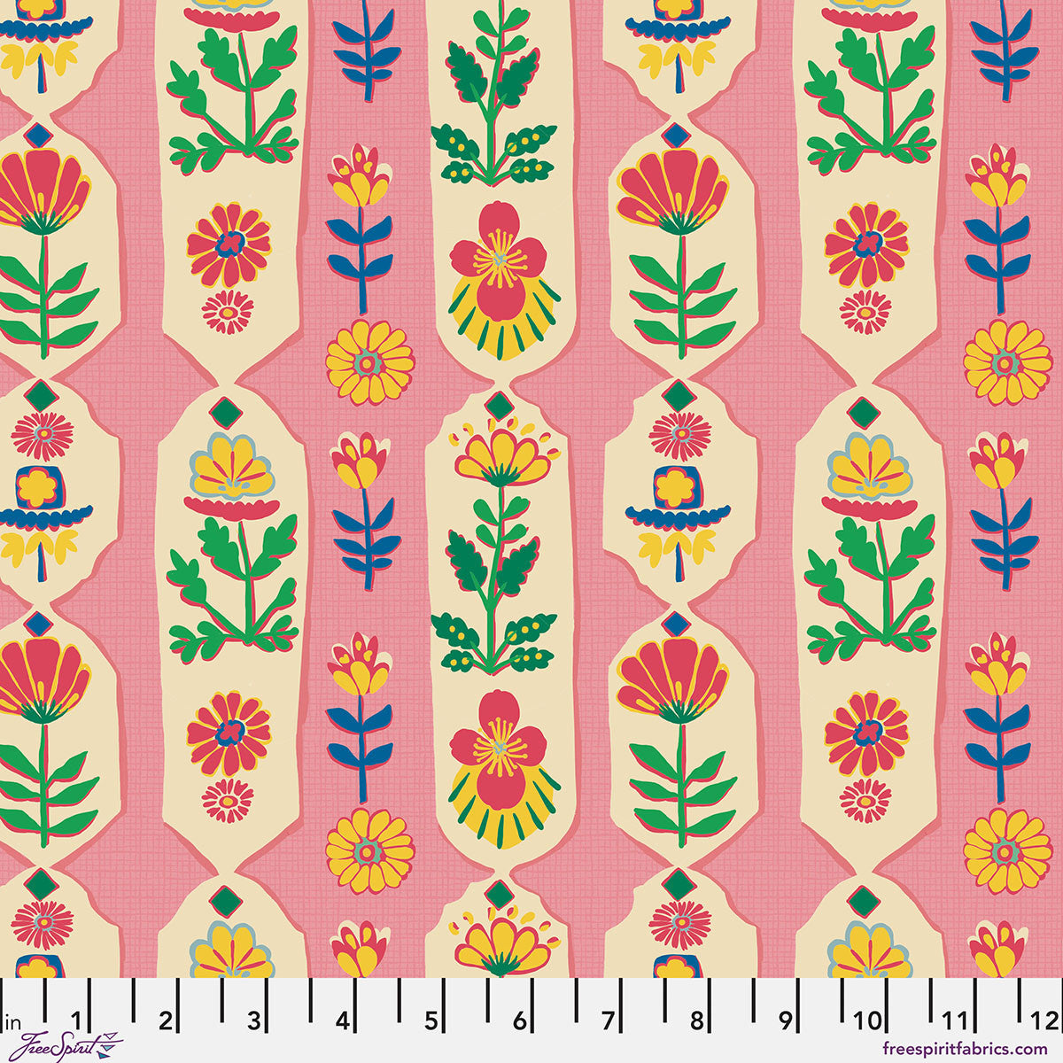 Primrose Path - Bloom Stannie & Lloyd FreeSpirit cotton fabric