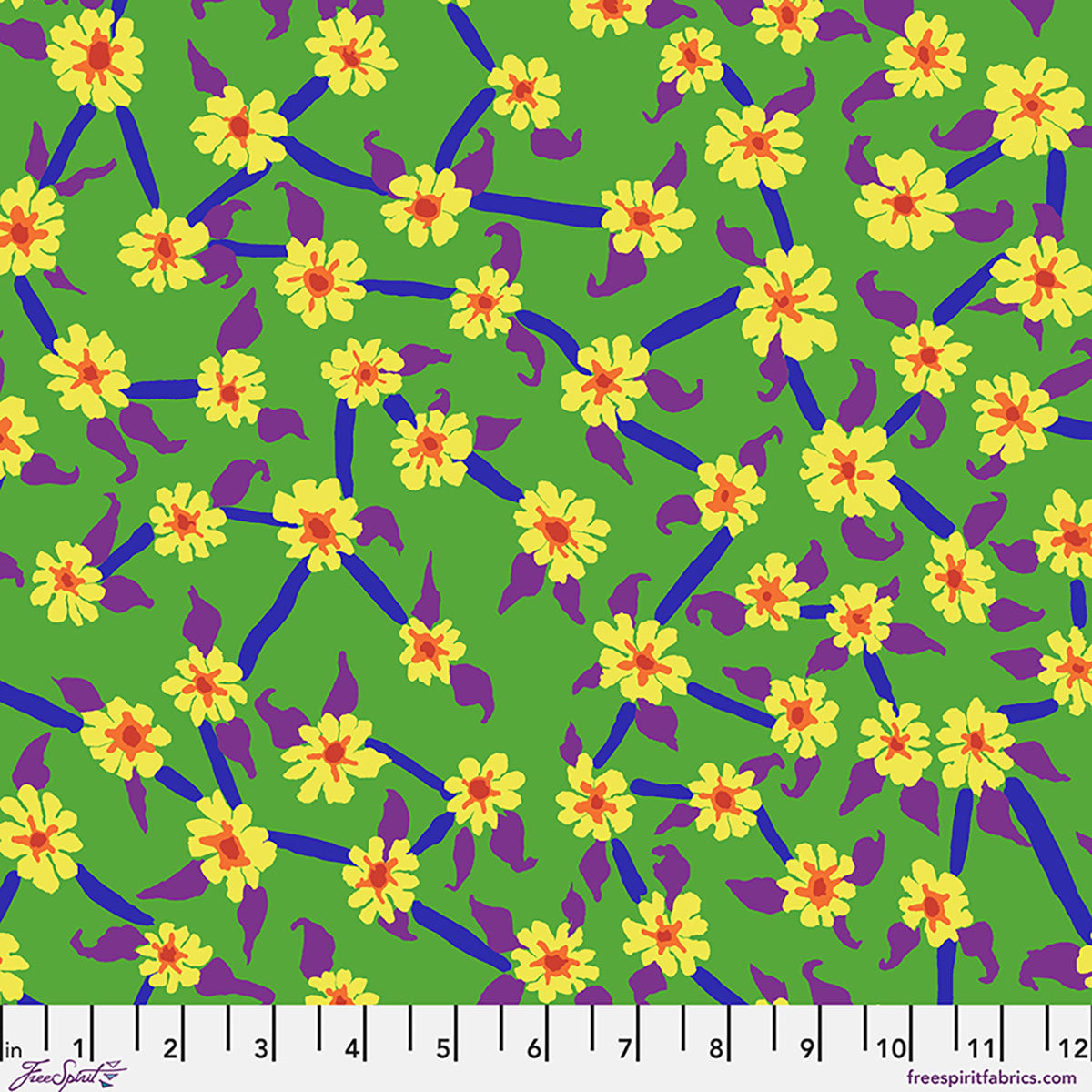 FreeSpirit | Kaffe Fassett Collective August 2026 | Mayflower | Green | PWBM106.GREEN