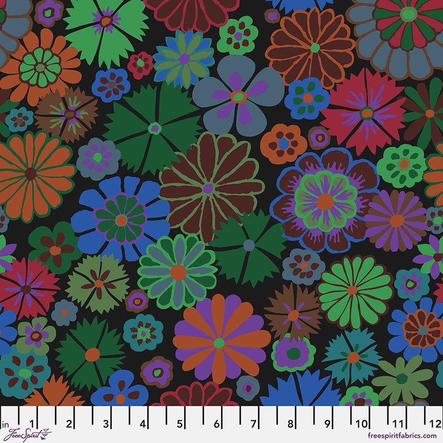 Free Spirit | Kaffe Fassett | Kaffe Fassett Collective | Folk Flower | Dark