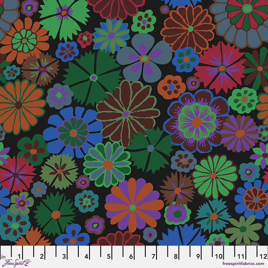 Free Spirit | Kaffe Fassett | Kaffe Fassett Collective | Folk Flower | Dark