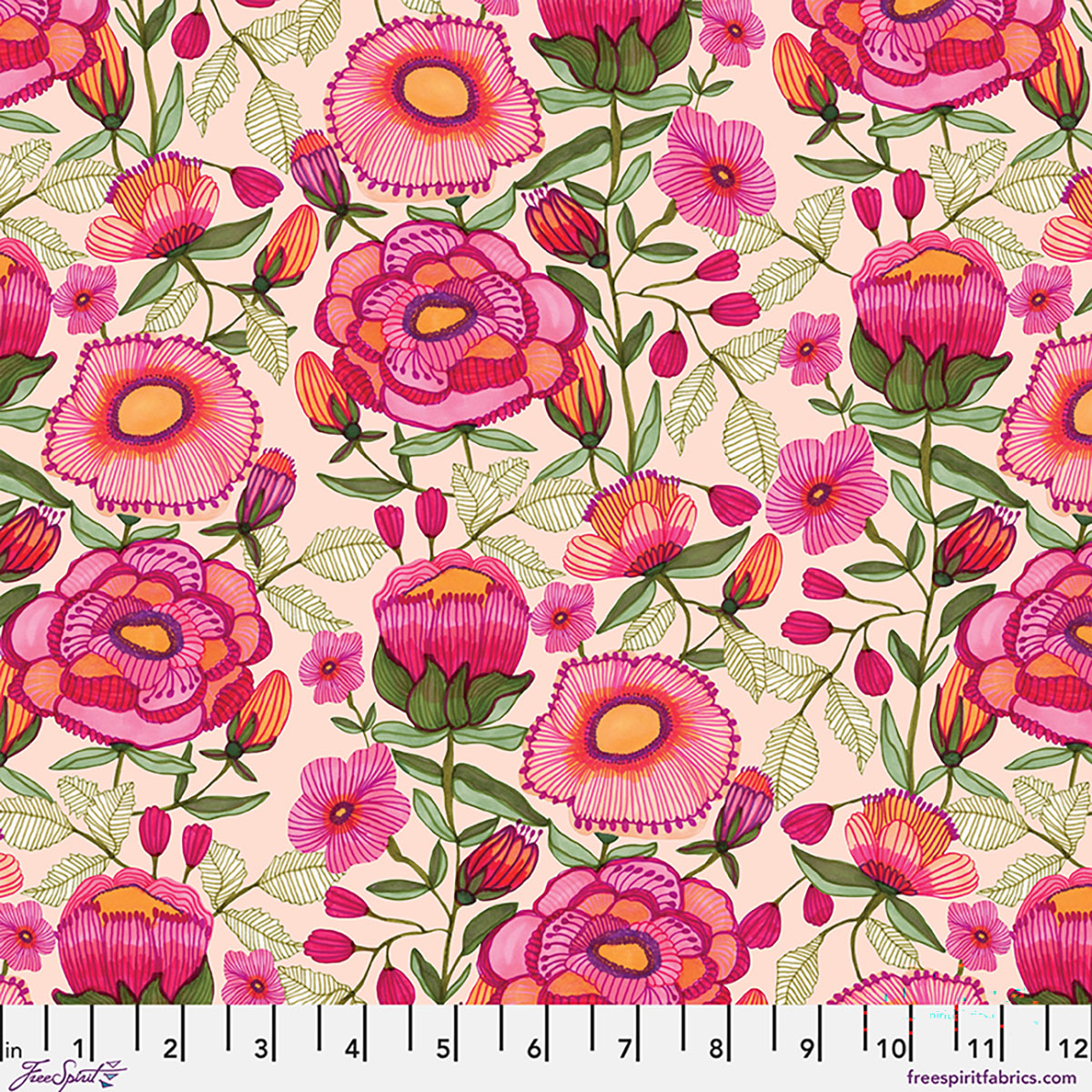 FreeSpirit | Springtime Splendour | Peony Patch | Blush | PWKI017.BLUSH