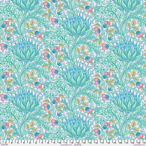 Free Spirit | Kaffe x Morris & Co. | Artichoke | Lavendar