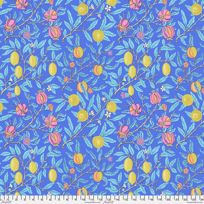 Free Spirit | Kaffe x Morris & Co. | Fruit | Cobalt
