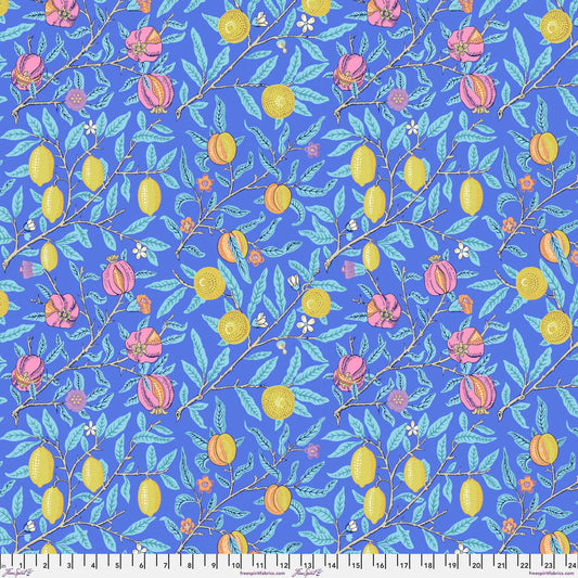Free Spirit | Kaffe x Morris & Co. | Fruit | Cobalt