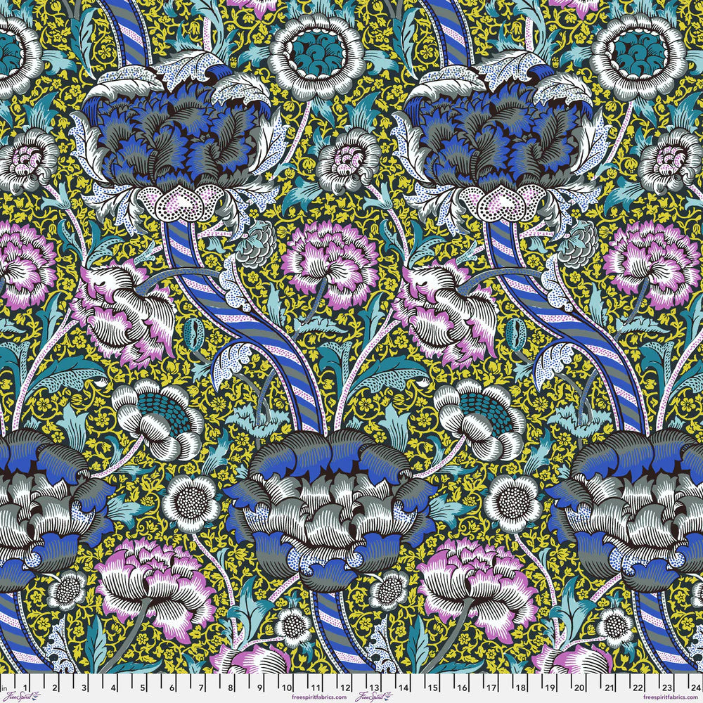 Free Spirit | Kaffe x Morris & Co. | Wandle | Contrast