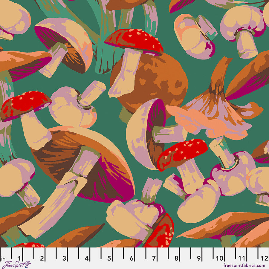 Free Spirit | Martha Negley | Forage | Mushroom Medley | Green