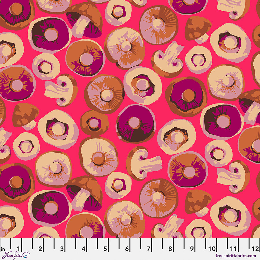 Free Spirit | Martha Negley | Forage | Button Mushroom | Pink