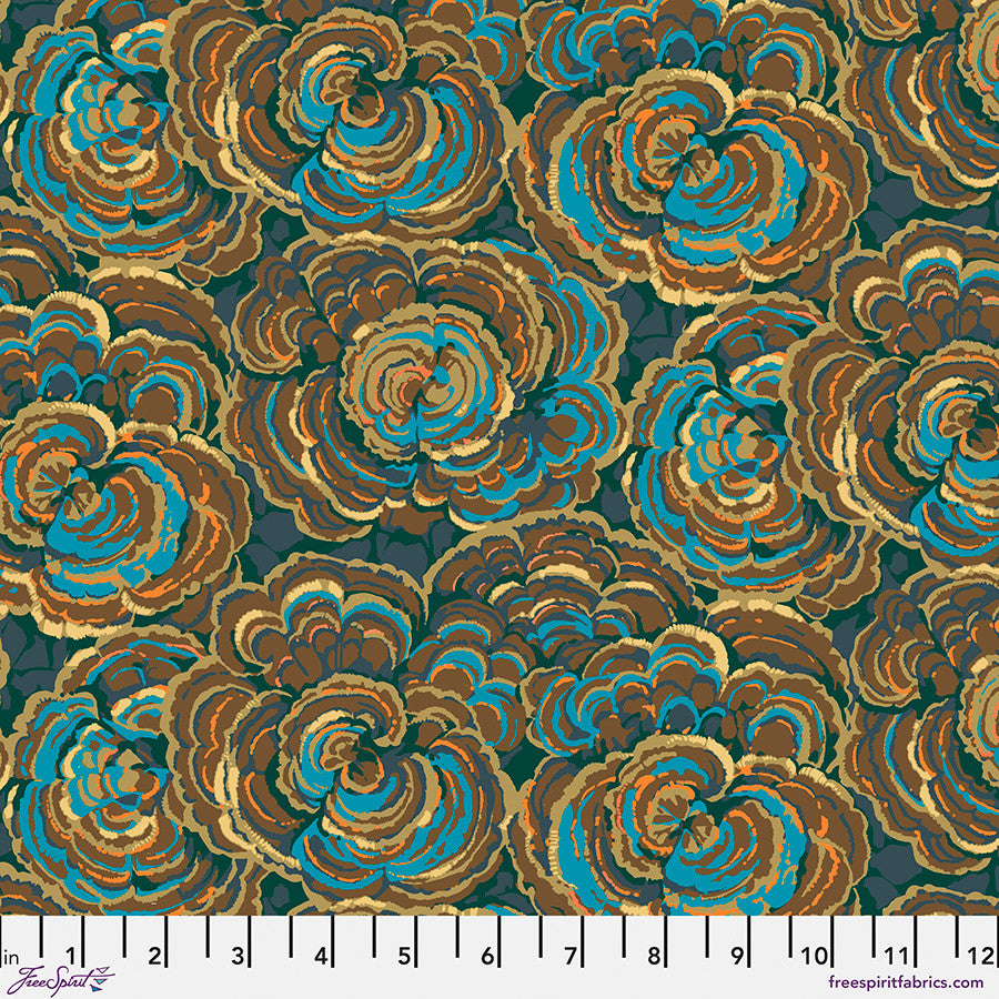 Free Spirit | Martha Negley | Forage | Turkey Tail | Dark Blue