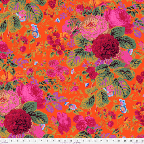 Free Spirit | Kaffe Fassett | Stash | Gradi Floral | Tomato
