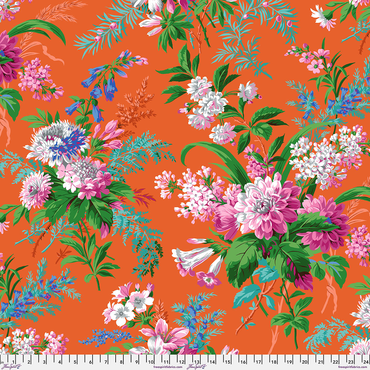 FreeSpirit | Kaffe Fassett Collective August 2026 | Jardin | Orange | PWPJ141.ORANGE